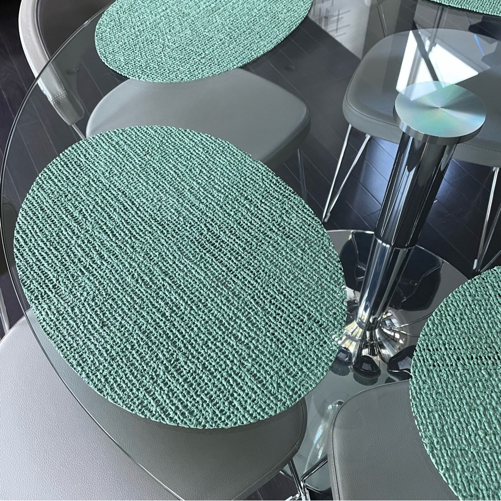 Indoor/Outdoor Oval Placemats, Set of 6